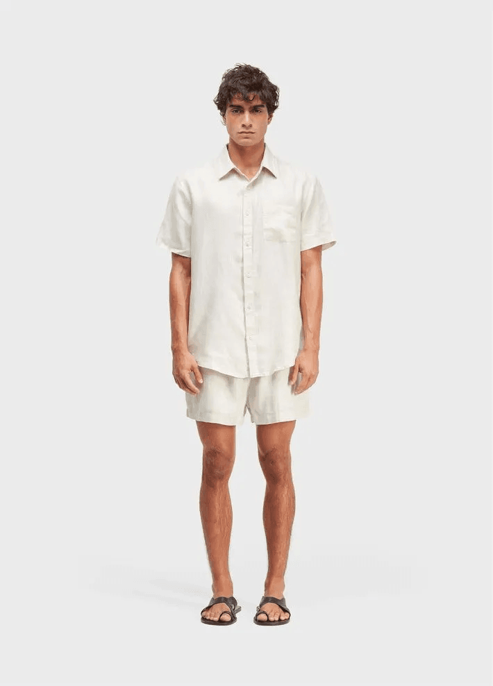 Short linen britt