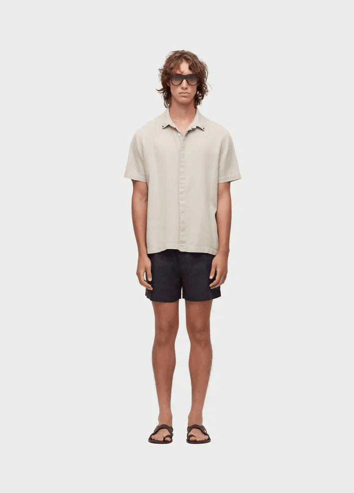 Short britt linen